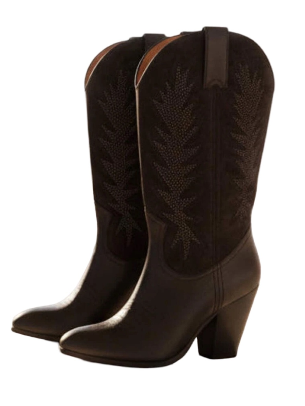 Miranda Lambert black Bling cowgirl boots women's size 7.5